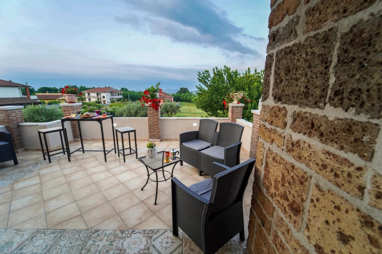 Villa Falcone Alvignano Esterno foto
